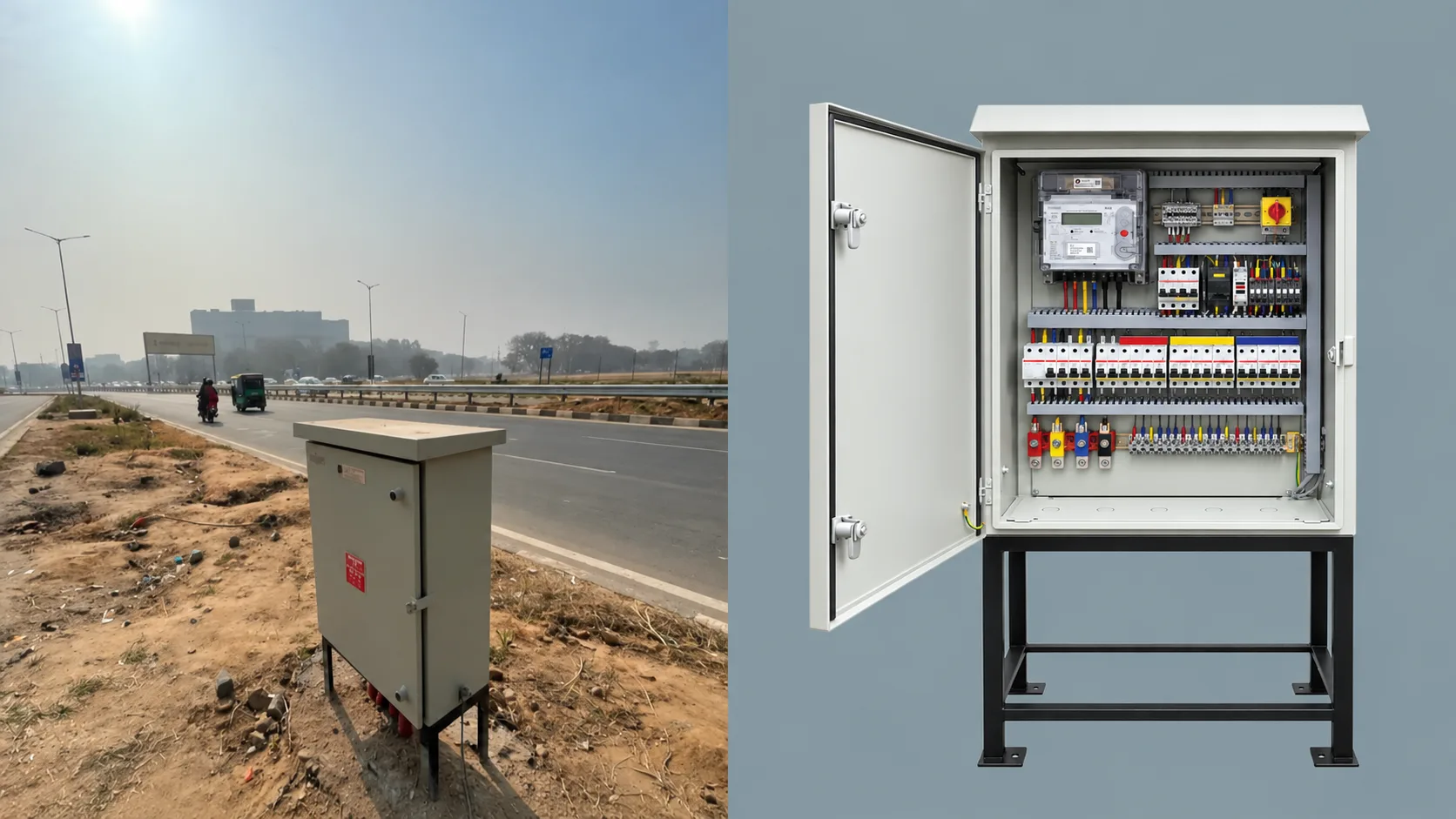 GMADA smart CCMS lighting panel installation